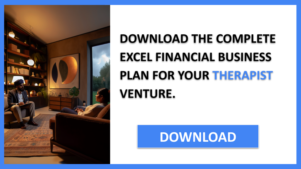 Business Plan Example for Therapist - Therapist Financial Plan- CTA2