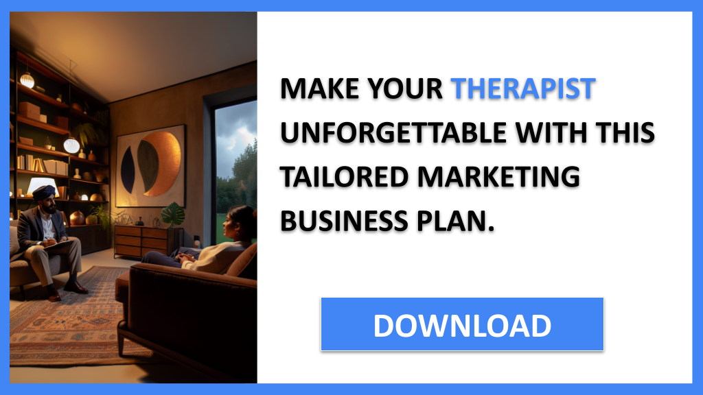 Business Plan Example for Therapist - Therapist Marketing Plan- CTA3