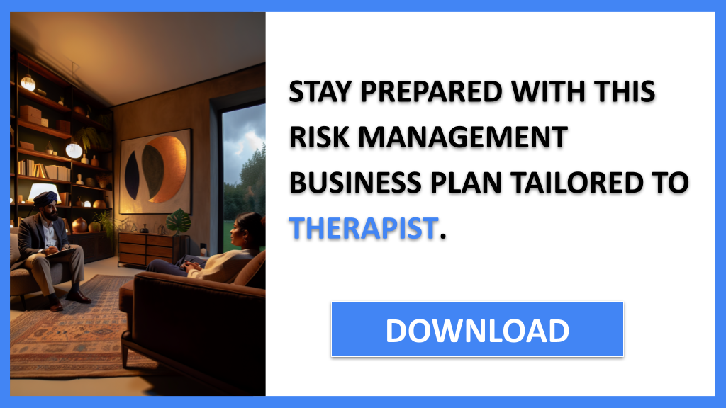 Business Plan Example for Therapist - Therapist Risk Management- CTA3
