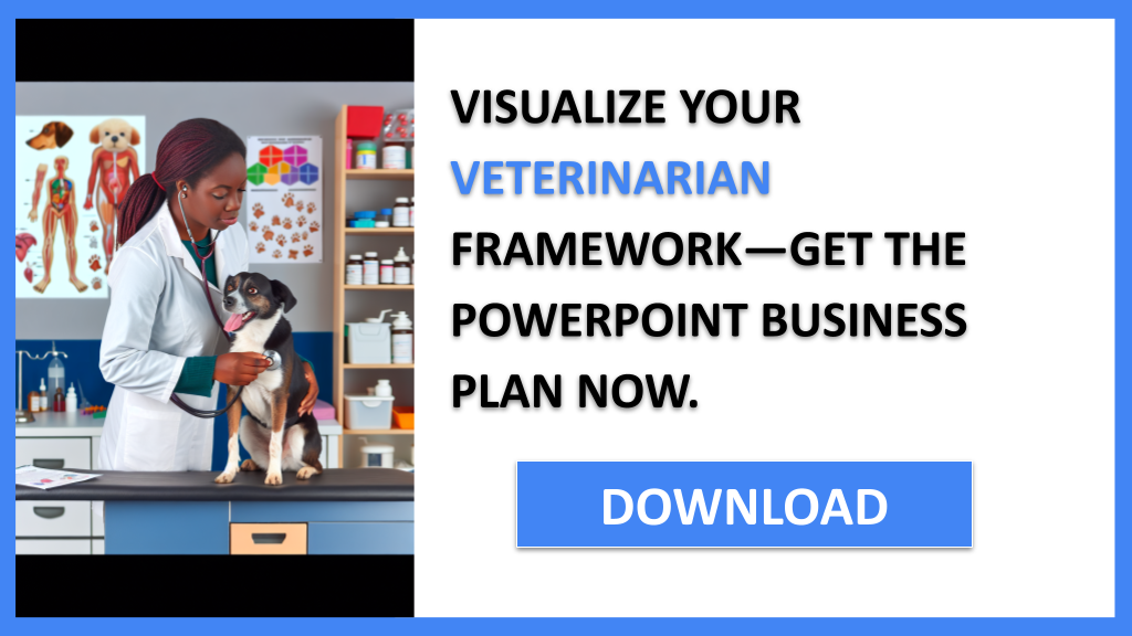 Business Plan Example for Veterinarian - Veterinarian Business Model Canvas- CTA3