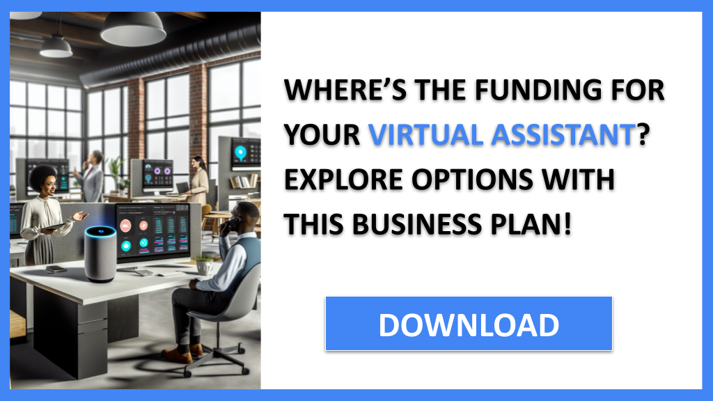 Business Plan Example for Virtual Assistant - Virtual Assistant Funding Options- CTA1