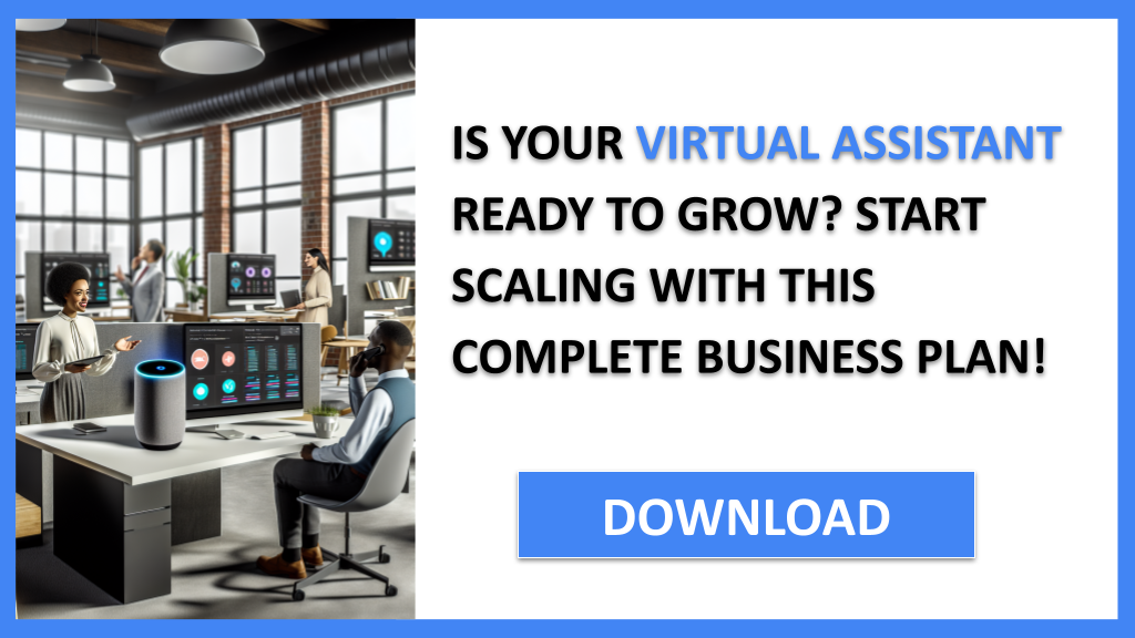 Business Plan Example for Virtual Assistant - Virtual Assistant Growth Strategy- CTA1