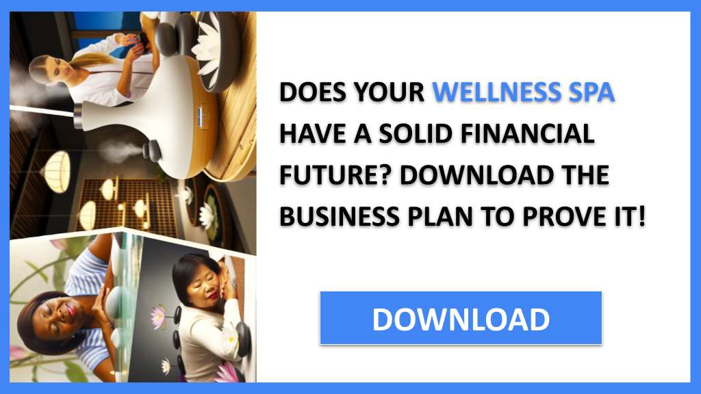 Business Plan Example for Wellness Spa - Wellness Spa Financial Plan- CTA1