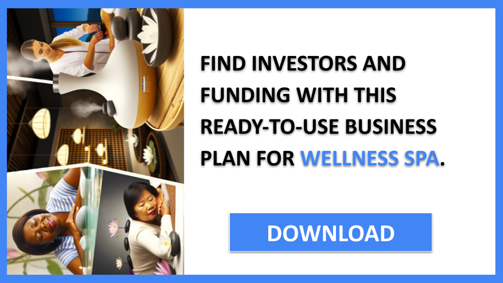 Business Plan Example for Wellness Spa - Wellness Spa Funding Options- CTA3