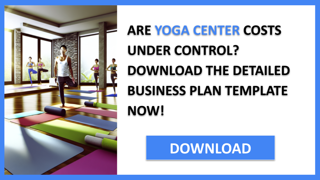 Business Plan Example for Yoga Center - Yoga Center Costs- CTA1