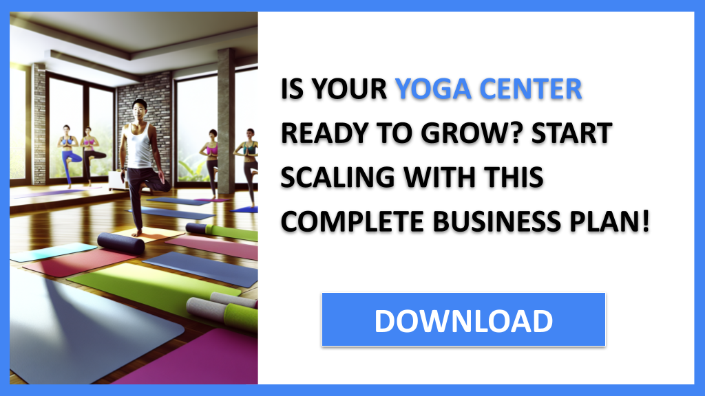 Business Plan Example for Yoga Center - Yoga Center Growth Strategy- CTA1