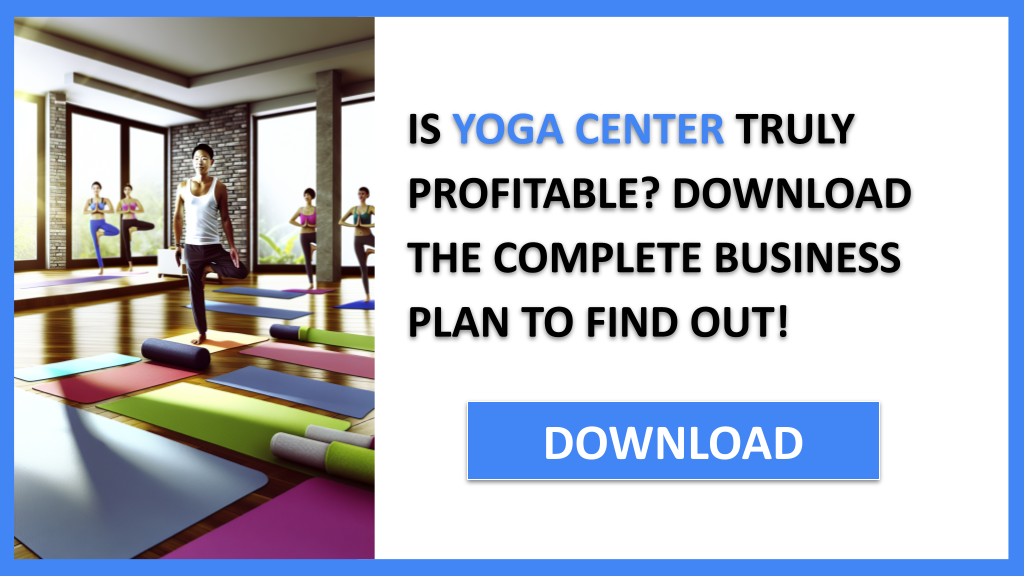 Business Plan Example for Yoga Center - Yoga Center Profitability- CTA1