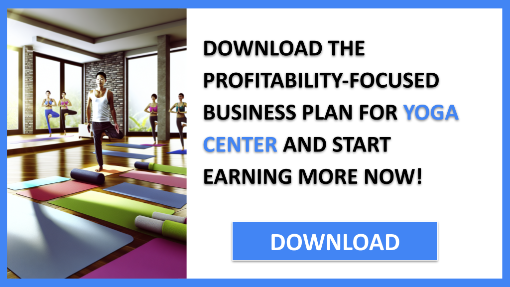 Business Plan Example for Yoga Center - Yoga Center Profitability- CTA3