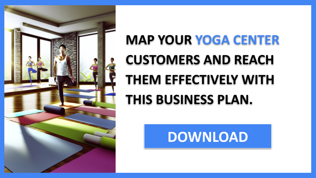 Business Plan Example for Yoga Center - Yoga Center Customer Segments- CTA3