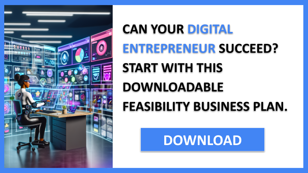 Business Plan Example for Digital Entrepreneur - Digital Entrepreneur Feasibility Study- CTA1