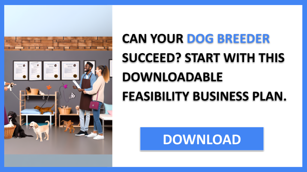 Business Plan Example for Dog Breeder - Dog Breeder Feasibility Study- CTA1