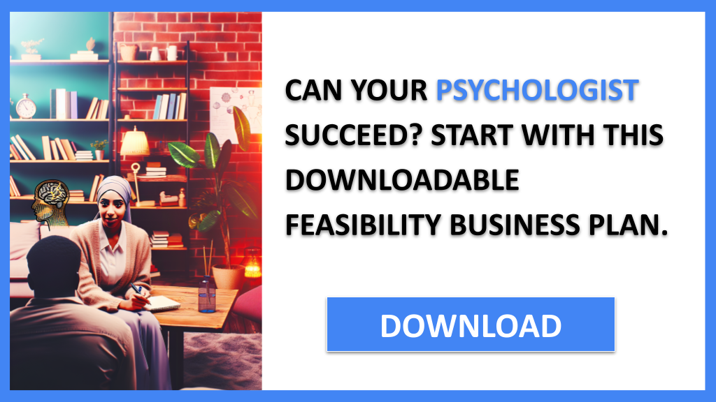 Business Plan Example for Psychologist - Psychologist Feasibility Study- CTA1