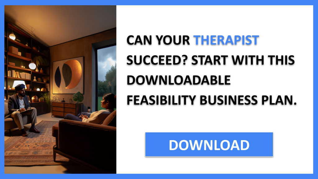 Business Plan Example for Therapist - Therapist Feasibility Study- CTA1