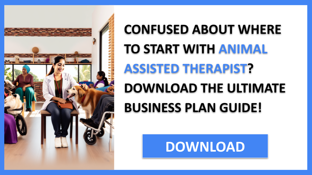 Business Plan Example for Animal Assisted Therapist - Animal Assisted Therapist Complete Guide- CTA1