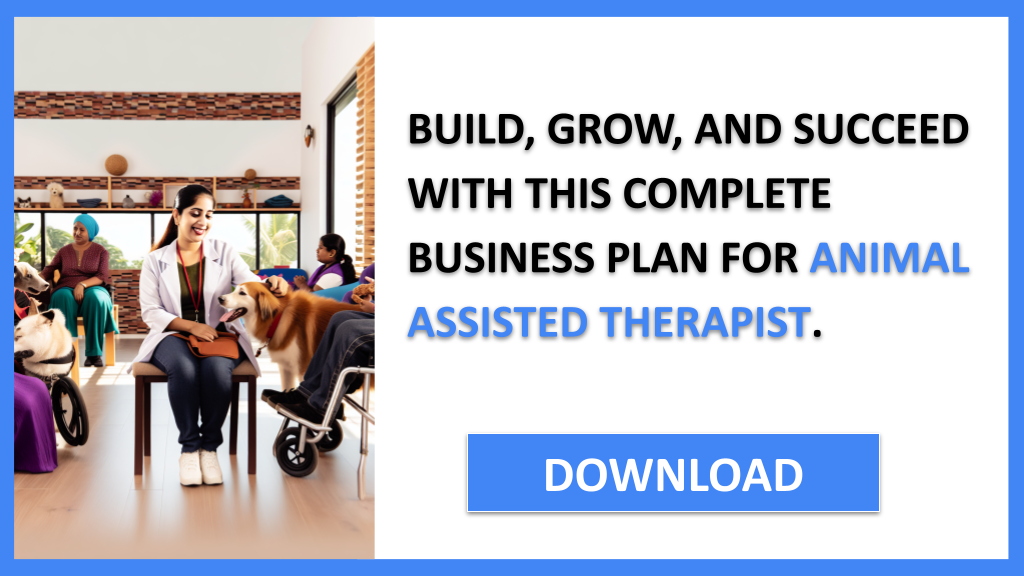 Business Plan Example for Animal Assisted Therapist - Animal Assisted Therapist Complete Guide- CTA3