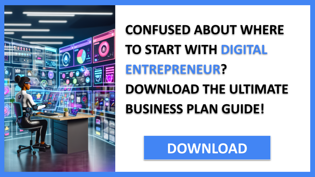 Business Plan Example for Digital Entrepreneur - Digital Entrepreneur Complete Guide- CTA1