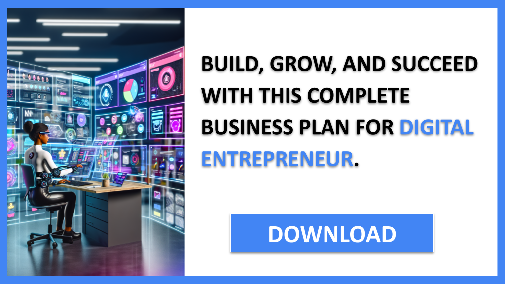 Business Plan Example for Digital Entrepreneur - Digital Entrepreneur Complete Guide- CTA3