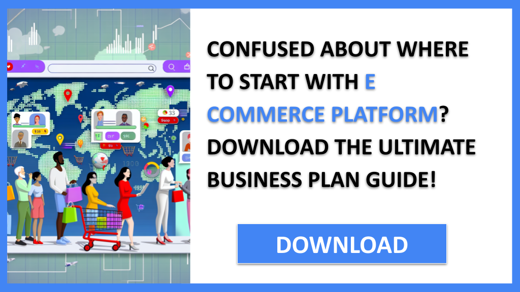 Business Plan Example for E Commerce Platform - E Commerce Platform Complete Guide- CTA1