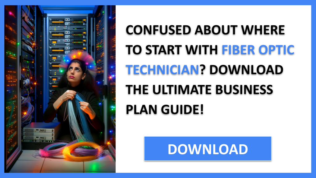 Business Plan Example for Fiber Optic Technician - Fiber Optic Technician Complete Guide- CTA1