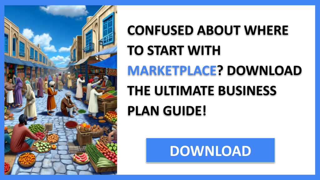 Business Plan Example for Marketplace - Marketplace Complete Guide- CTA1