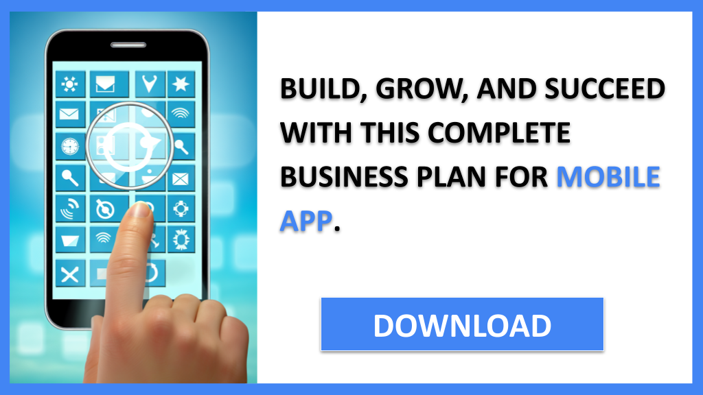Business Plan Example for Mobile App - Mobile App Complete Guide- CTA3