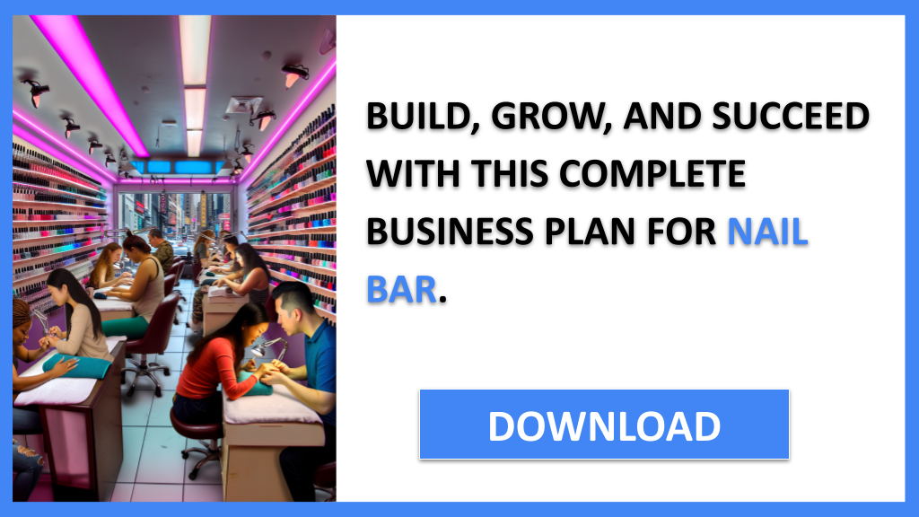 Business Plan Example for Nail Bar - Nail Bar Complete Guide- CTA3