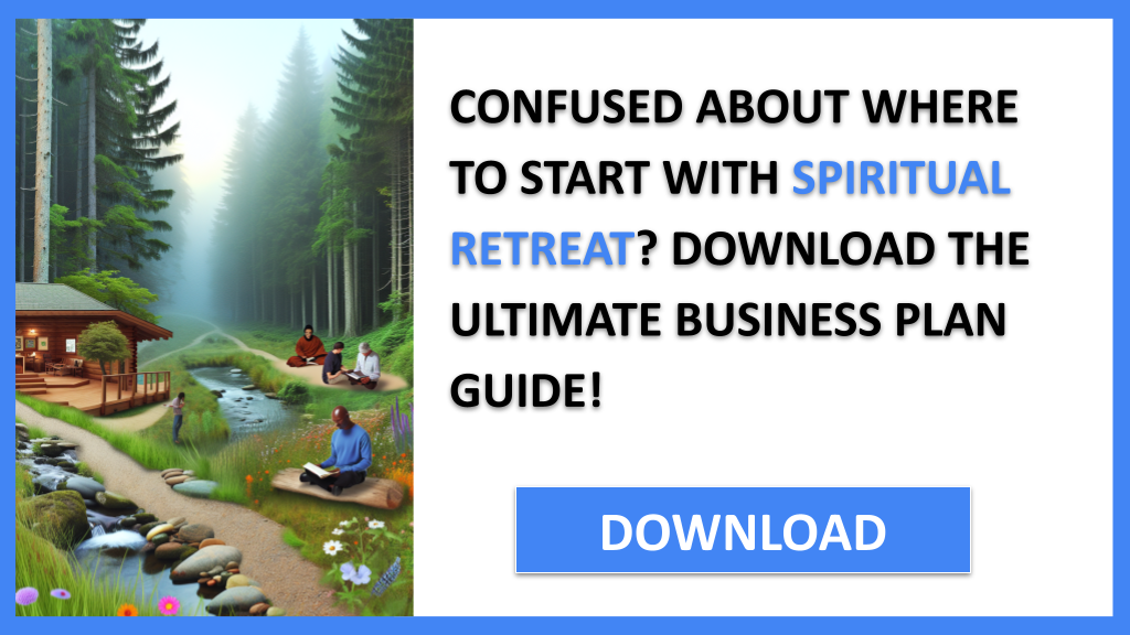Business Plan Example for Spiritual Retreat - Spiritual Retreat Complete Guide- CTA1