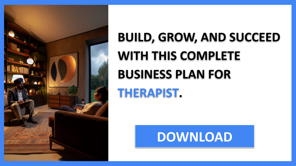 Business Plan Example for Therapist - Therapist Complete Guide- CTA3