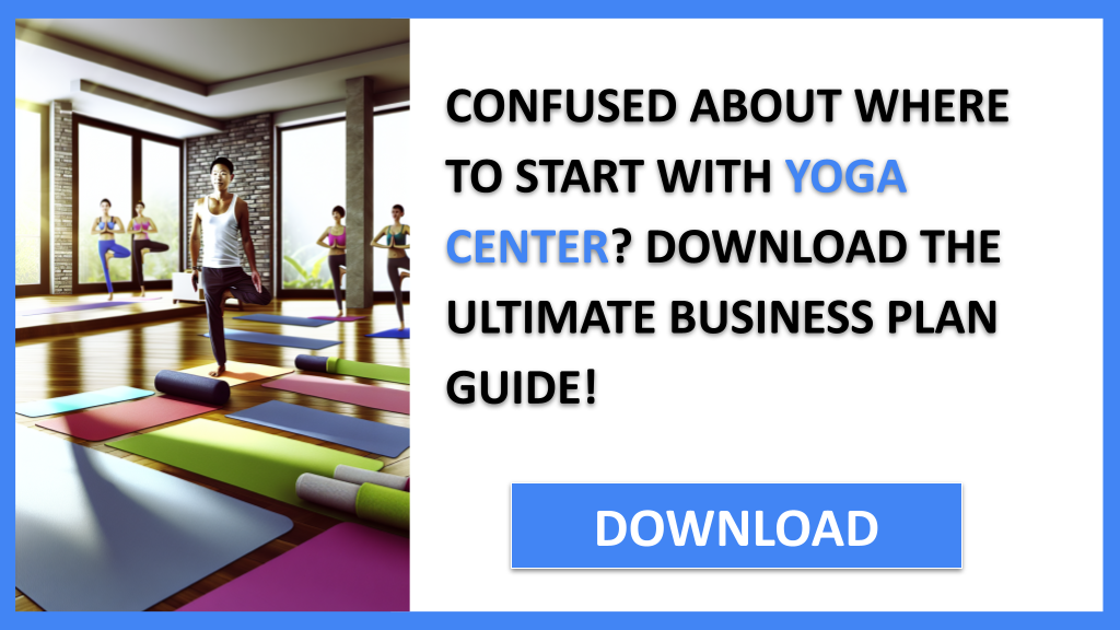 Business Plan Example for Yoga Center - Yoga Center Complete Guide- CTA1