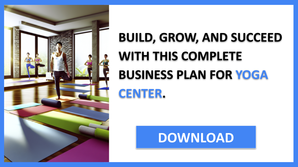 Business Plan Example for Yoga Center - Yoga Center Complete Guide- CTA3