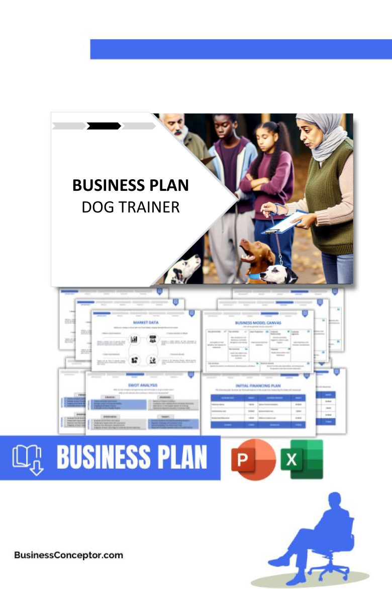 Business Plan for Dog Trainer - Dog Trainer Financial Plan