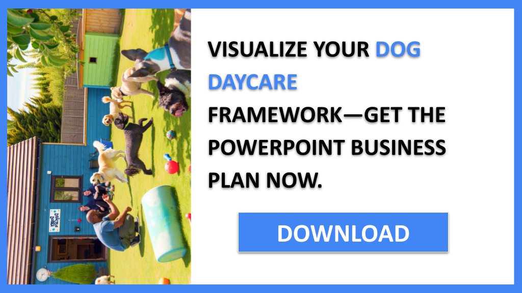 Business Plan Example for Dog Daycare - Dog Daycare Business Model Canvas- CTA3