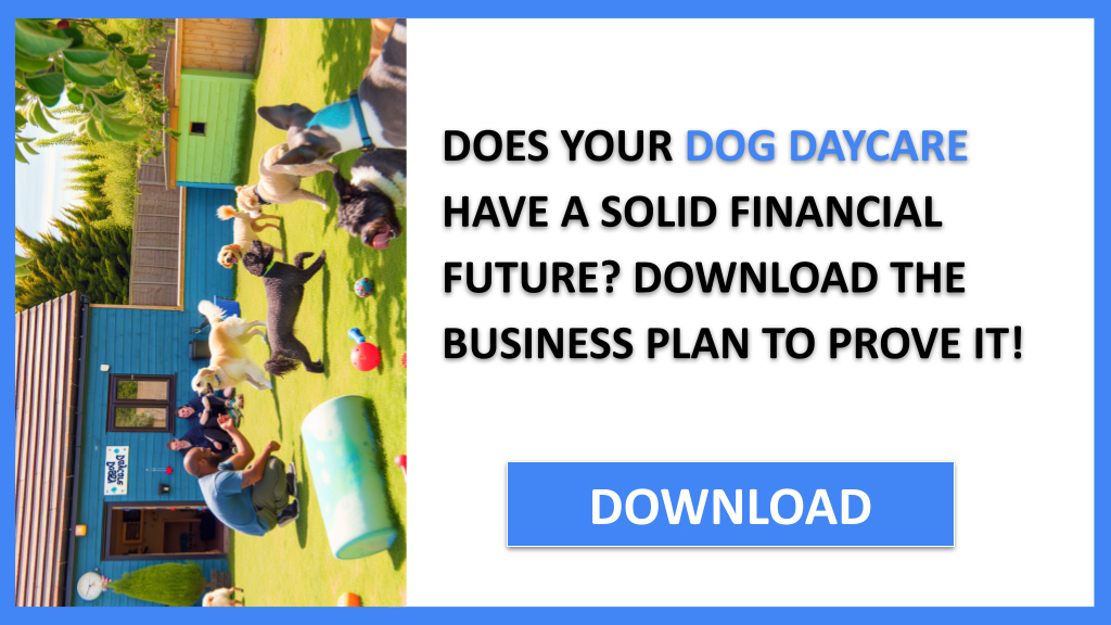 Business Plan Example for Dog Daycare - Dog Daycare Financial Plan- CTA1