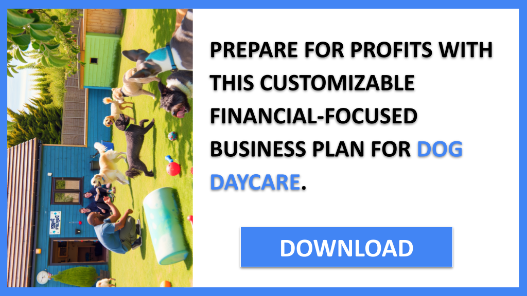 Business Plan Example for Dog Daycare - Dog Daycare Financial Plan- CTA3