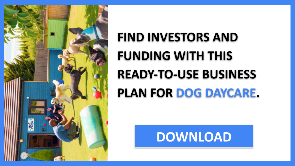 Business Plan Example for Dog Daycare - Dog Daycare Funding Options- CTA3