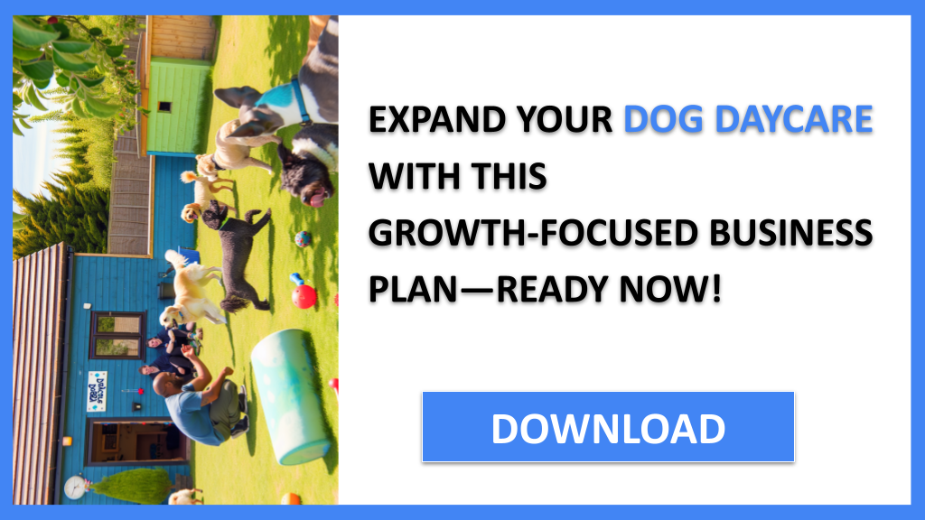Business Plan Example for Dog Daycare - Dog Daycare Growth Strategy- CTA3