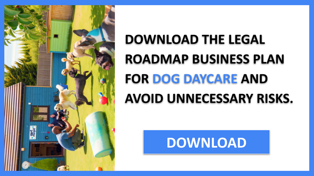 Business Plan Example for Dog Daycare - Dog Daycare Legal Considerations- CTA2