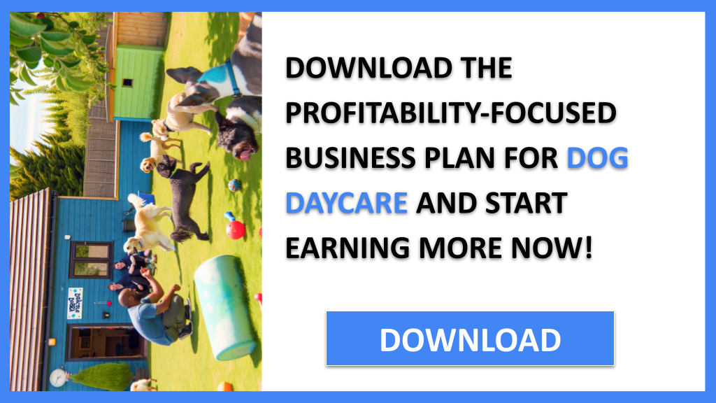Business Plan Example for Dog Daycare - Dog Daycare Profitability- CTA3