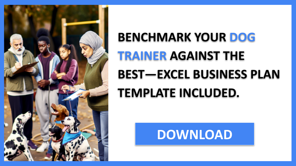 Business Plan Example for Dog Trainer - Dog Trainer Competition Study- CTA2