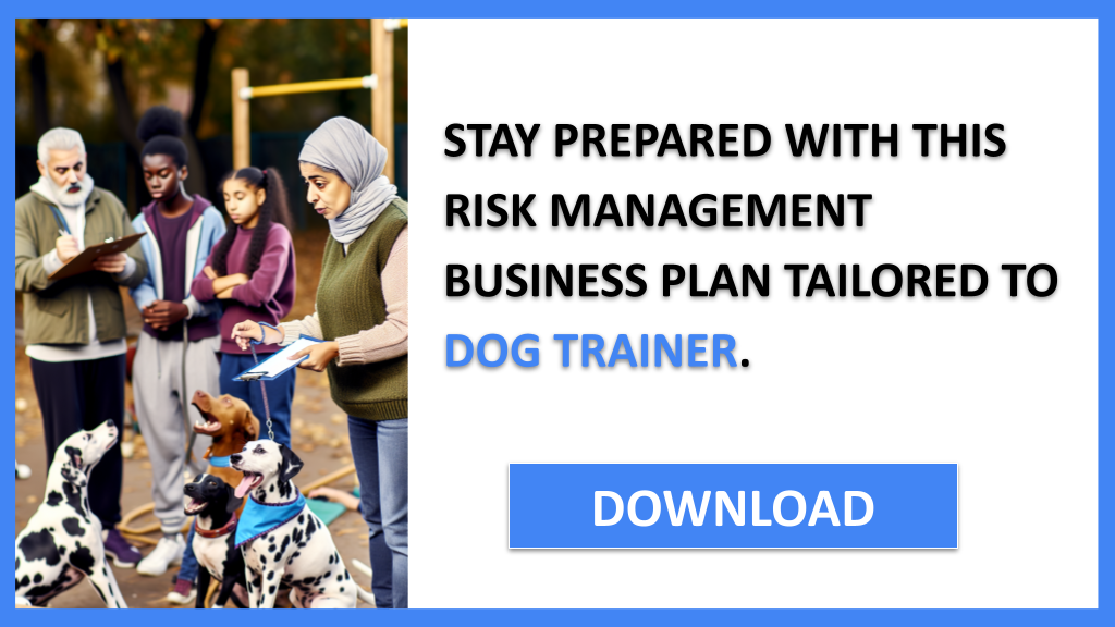 Business Plan Example for Dog Trainer - Dog Trainer Risk Management- CTA3