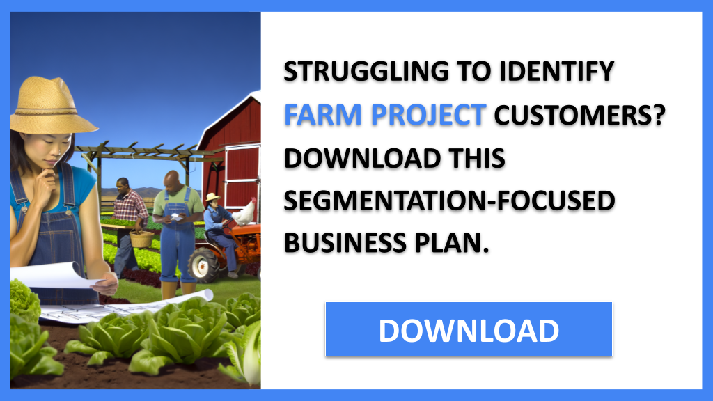 Business Plan Example for Farm Project - Farm Project Customer Segments- CTA1