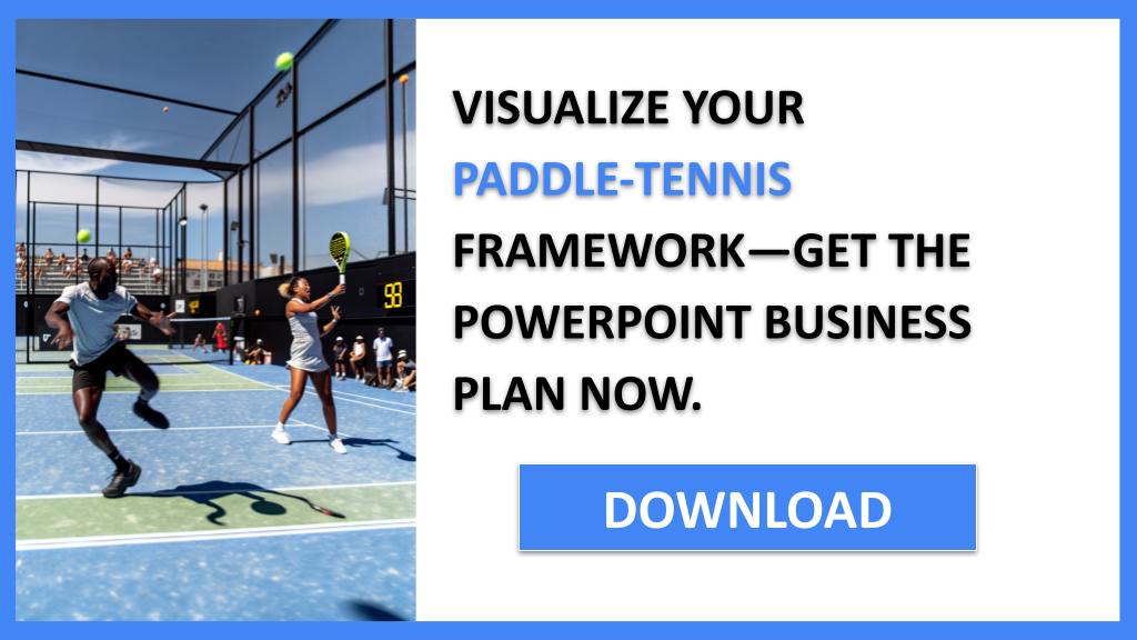 Business Plan Example for Paddle-Tennis - Paddle-Tennis Business Model Canvas- CTA3