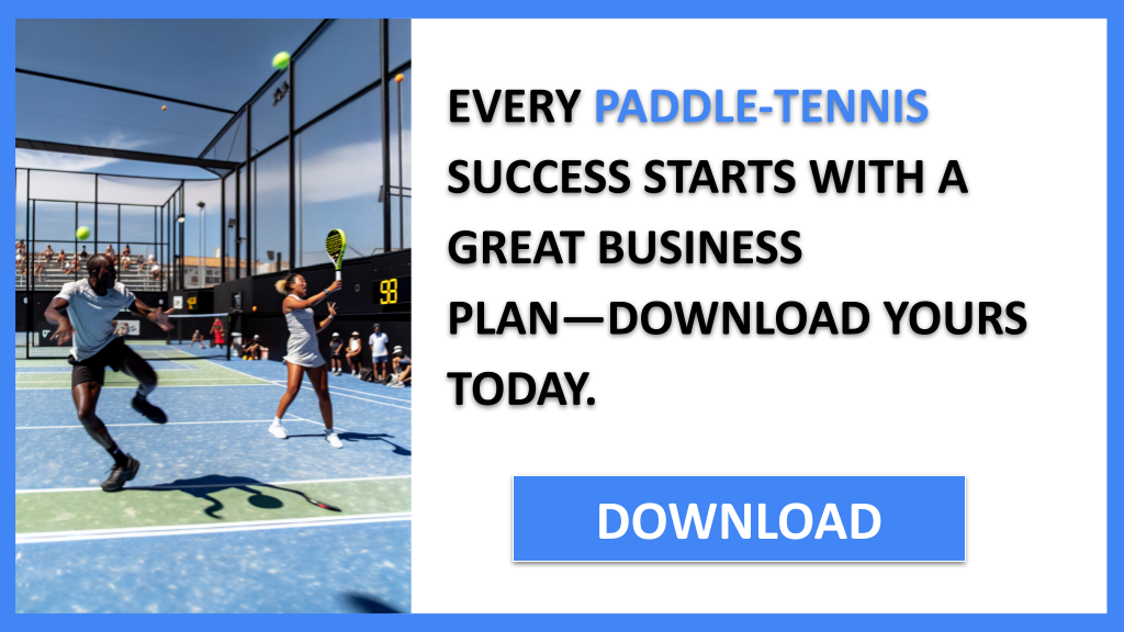 Business Plan Example for Paddle-Tennis - Paddle-Tennis Business Plan- CTA1