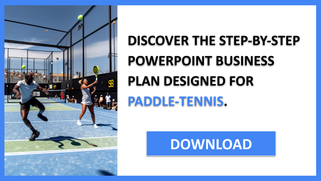 Business Plan Example for Paddle-Tennis - Paddle-Tennis Business Plan- CTA2