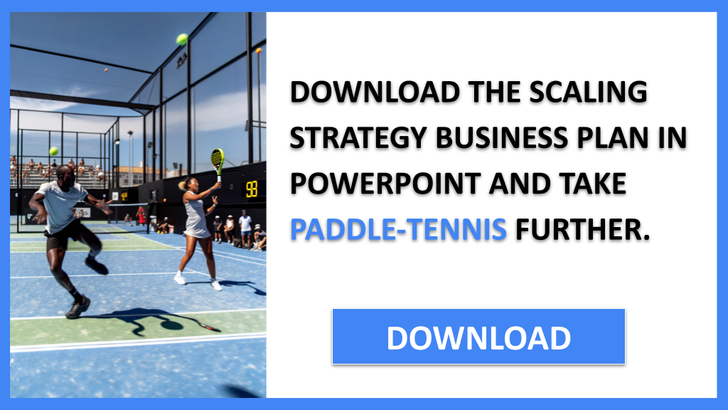 Business Plan Example for Paddle-Tennis - Paddle-Tennis Growth Strategy- CTA2