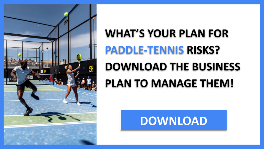 Business Plan Example for Paddle-Tennis - Paddle-Tennis Risk Management- CTA1