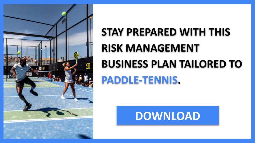 Business Plan Example for Paddle-Tennis - Paddle-Tennis Risk Management- CTA3