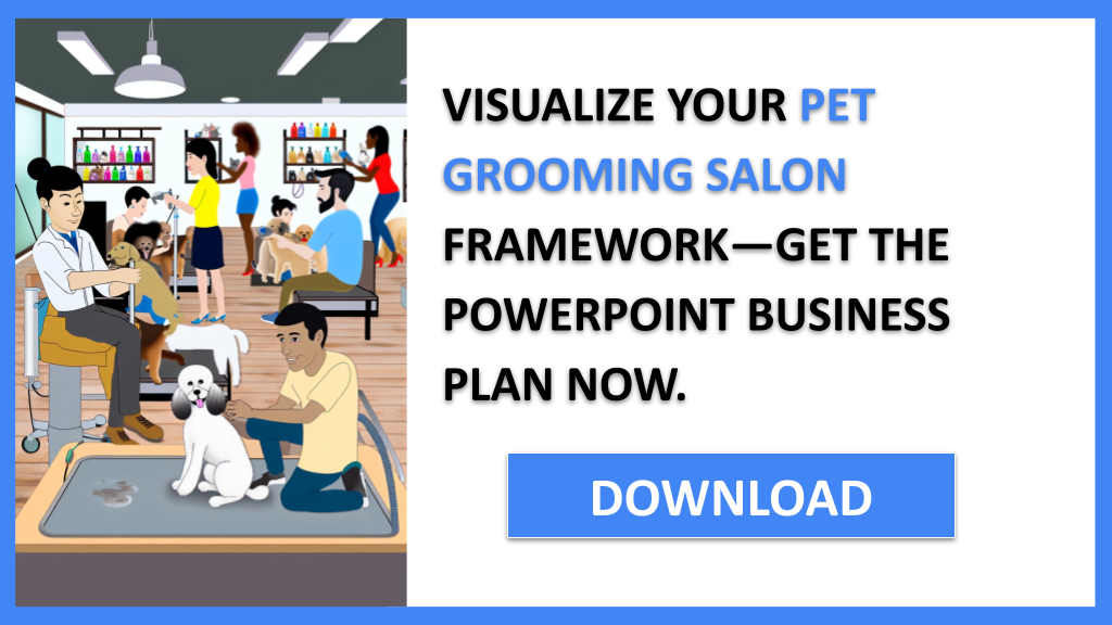 Business Plan Example for Pet Grooming Salon - Pet Grooming Salon Business Model Canvas- CTA3