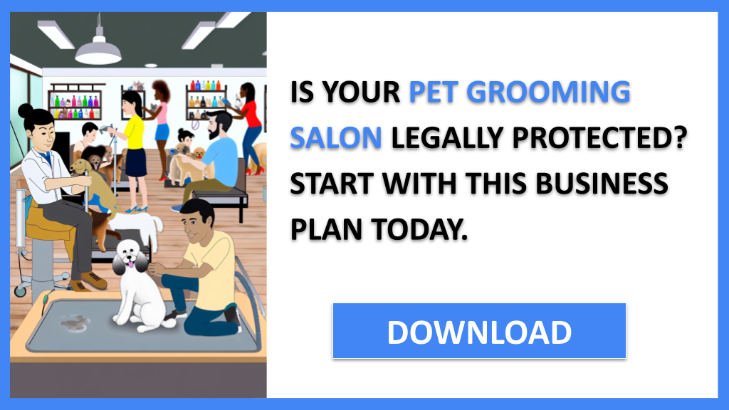 Business Plan Example for Pet Grooming Salon - Pet Grooming Salon Legal Considerations- CTA1
