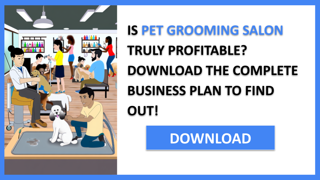 Business Plan Example for Pet Grooming Salon - Pet Grooming Salon Profitability- CTA1